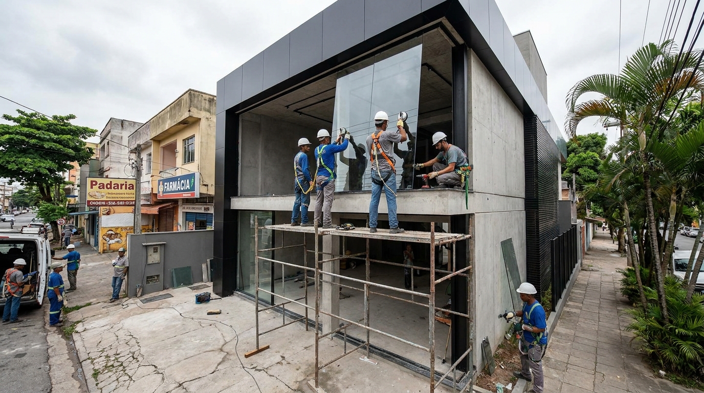 Fachadas para Lojas e Empresas em Niterói‑RJ