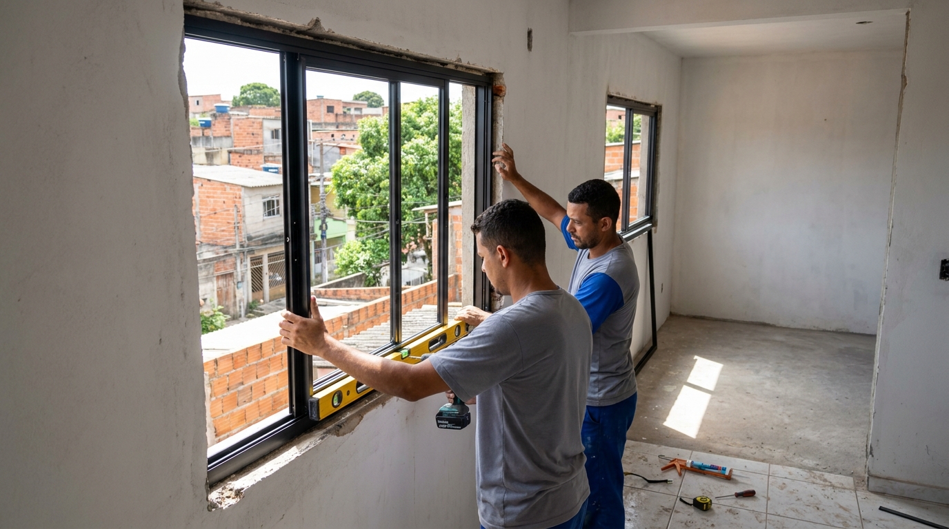 Produção de Portas e Janelas em Niterói‑RJ